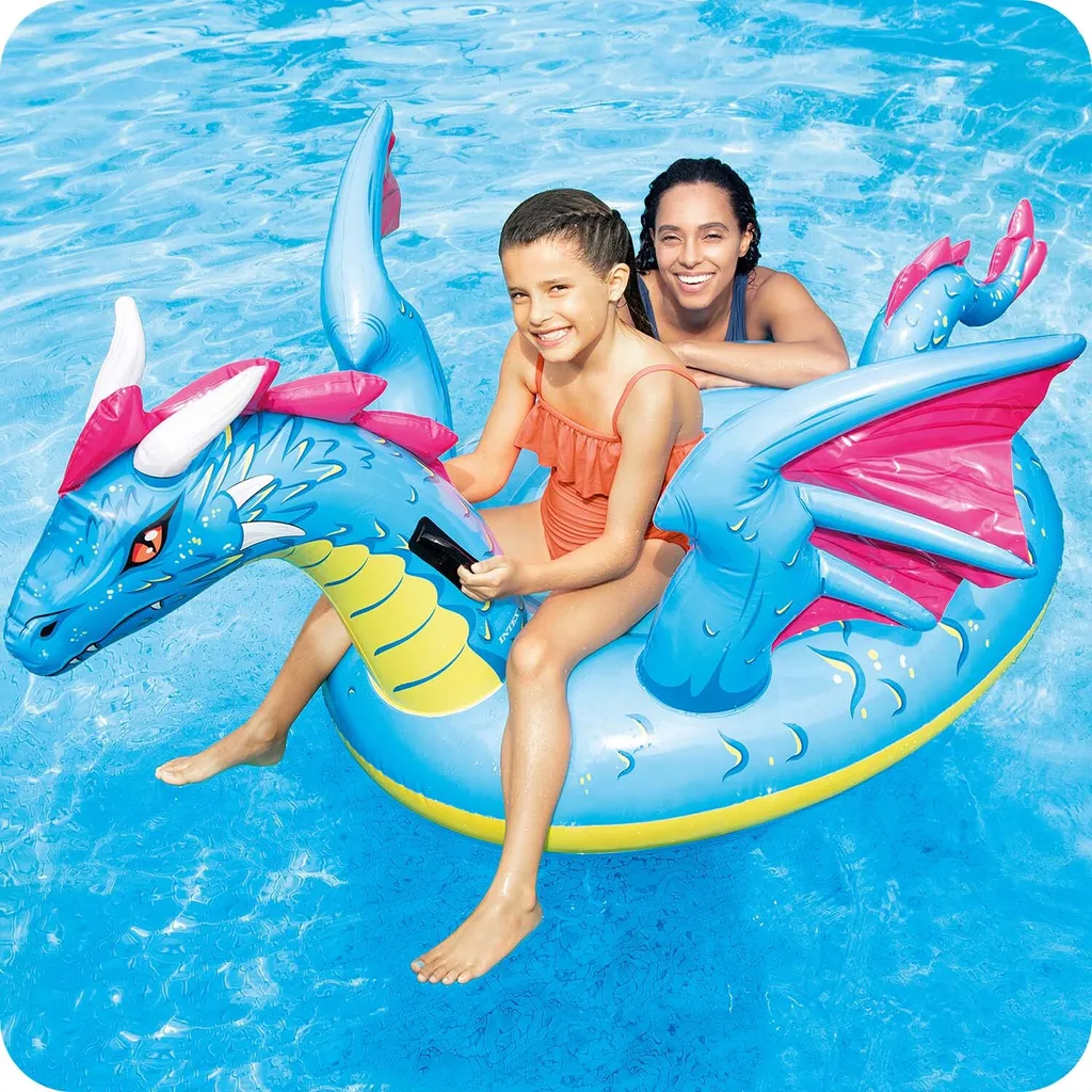 Dragon Gonflable Intex 57563 avec Poignées - Vinyle Robuste et Stable - 2