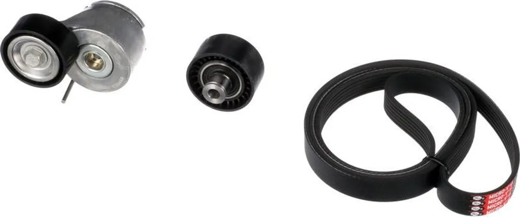 Kit courroies Gates K036PK1708 OE 1613844280 pour Partner et 206