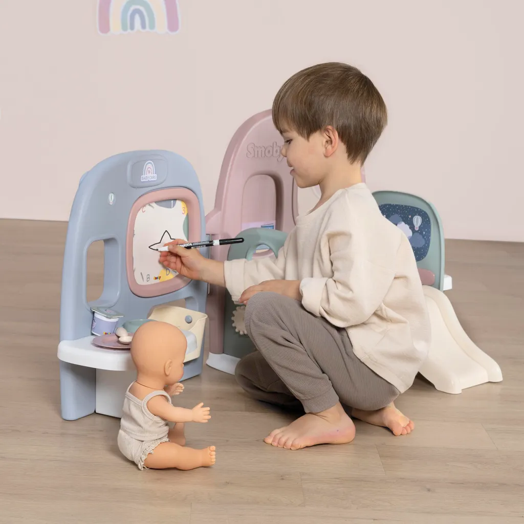 Chambre de poupées Smoby Baby Care - Set de jeu 3-en-1 multifonction - 5