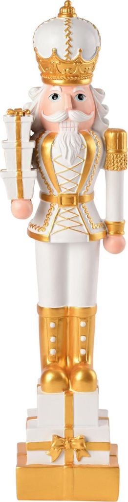Gift Company Noce Nussknacker weiß/gold 51cm