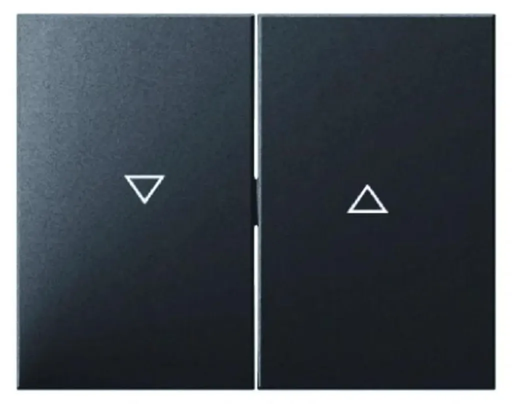 Bascule avec symbole stores Berker 14357106 - Finition Anthracite K.1