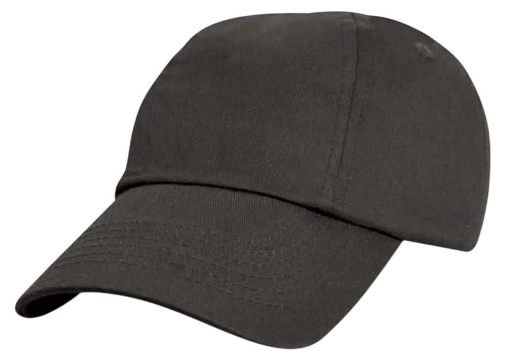 Result Headwear - Kappe Niedriges Profil für Kinder FK1598 (Einheitsgröße) (Schwarz)