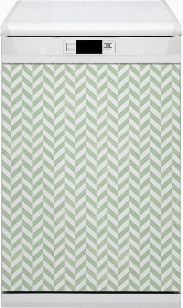Küche Magnet für Spülmaschine Abwaschbar 45x80 cm Geschirrspüle - Muster -Fischgräten