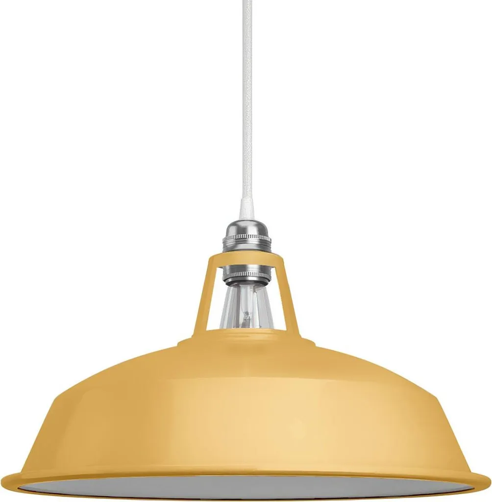 Abat-jour de Cuisine en Métal Émaillé Harbour Ø 38 cm Douille E27
