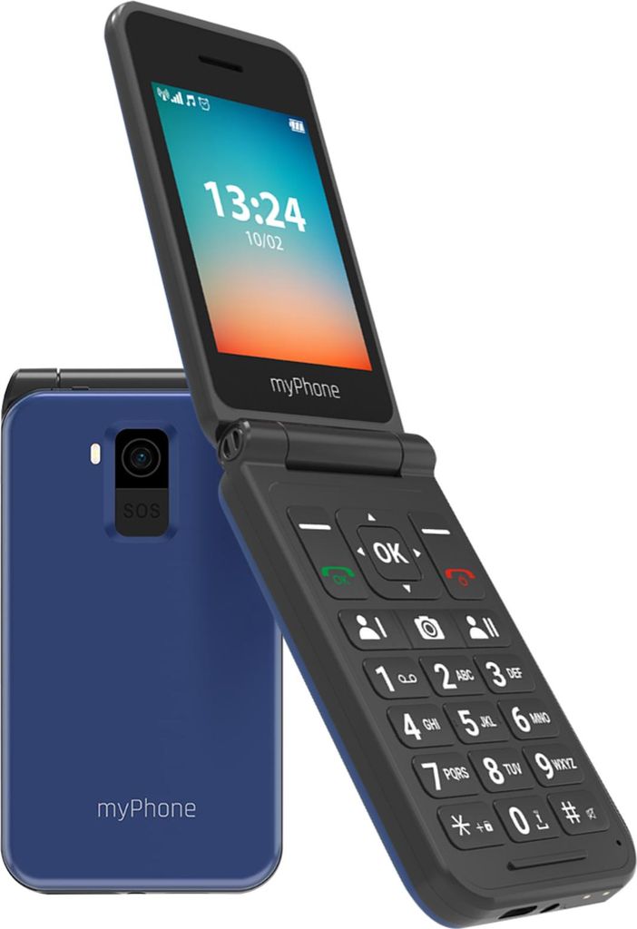 myPhone FLIP LTE, Klappgehäuse, Dual-SIM, 7,11 cm (2.8"), Produktbild 