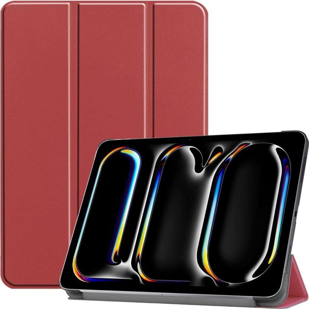 iPad Pro 11 (2024/2025) Hülle - Coverup Tri-Fold Ständer Klapphülle mit Schlaf/Wach-Funktion - Bordeaux