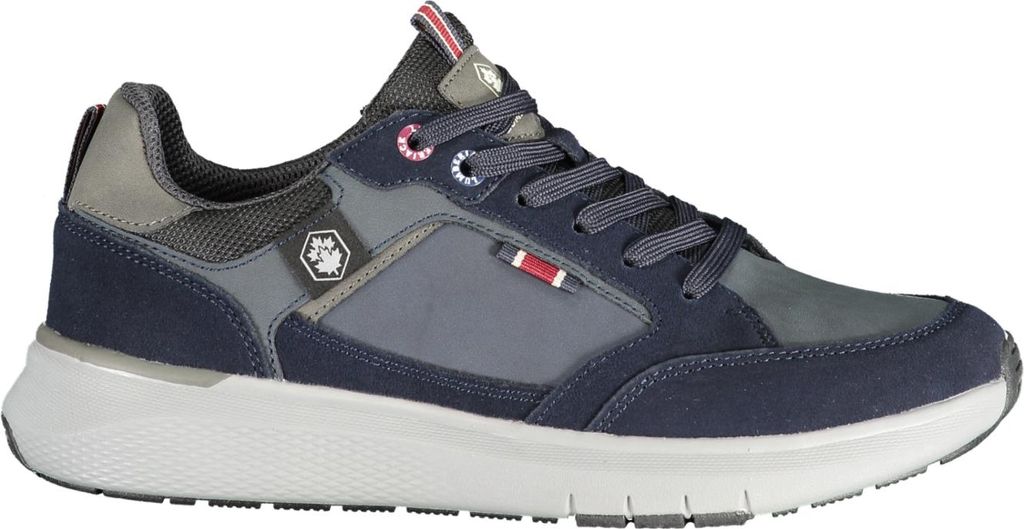Hochwertiger Herrensportschuh Blau: Mit Schnürsenkeln & Einlegesohle