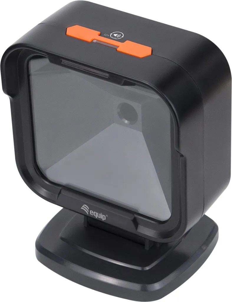 Scanner Barcode 1D2D sans Erreur - Lecteur Laser USB Omnidirectionnel Equip Noir