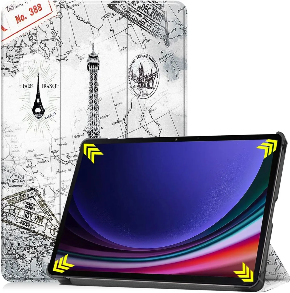 Cover per Samsung Tab S9 2023 SM-X710 SM-X716 11 pollici tablet custodia sottile con funzione stand e funzione auto sleep/wake