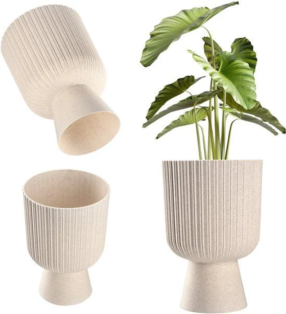 Jardinière calice résistante aux UV pour extérieur - Design élégant 5 couleurs