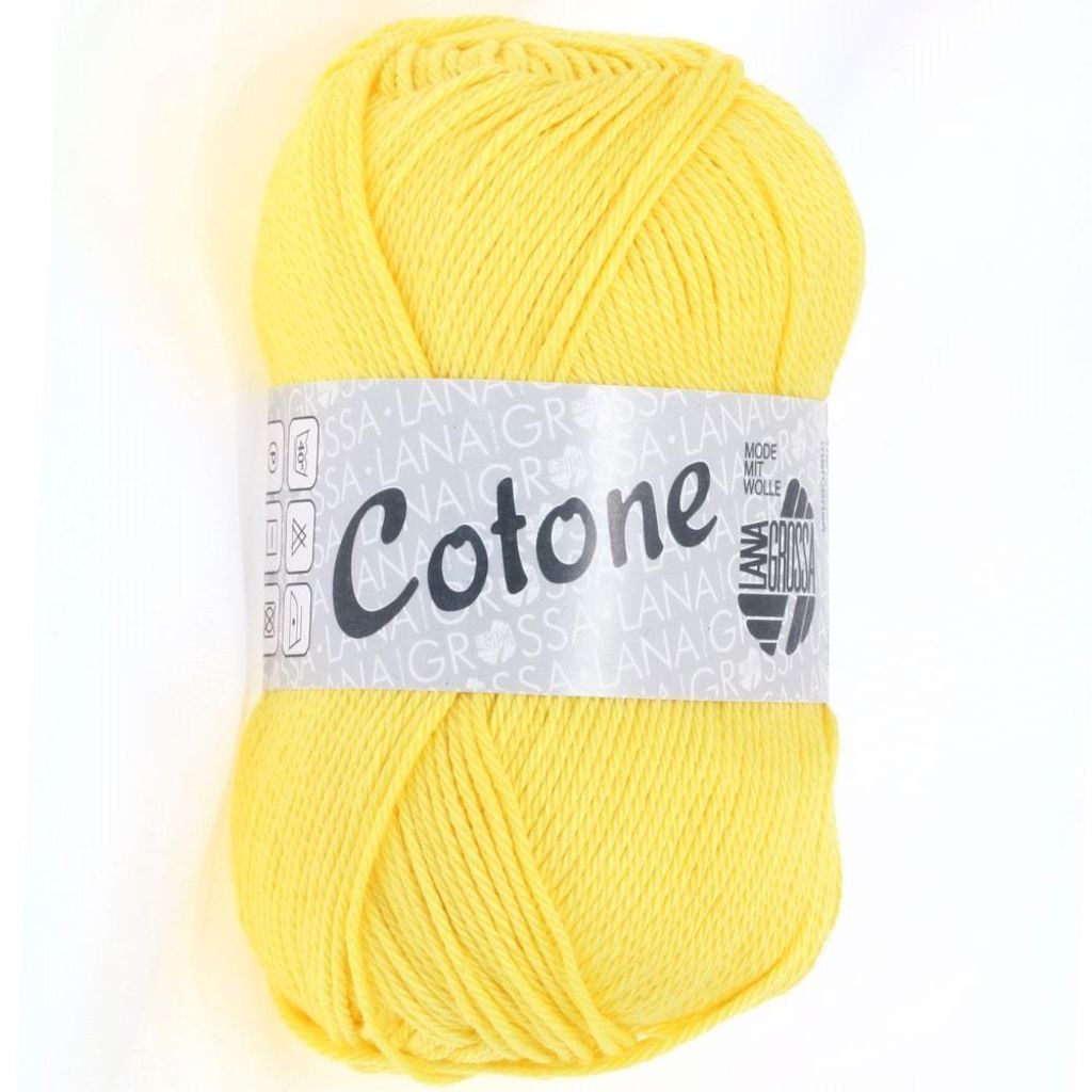 Lana Grossa - Cotone 0016 gelb Produktbild 