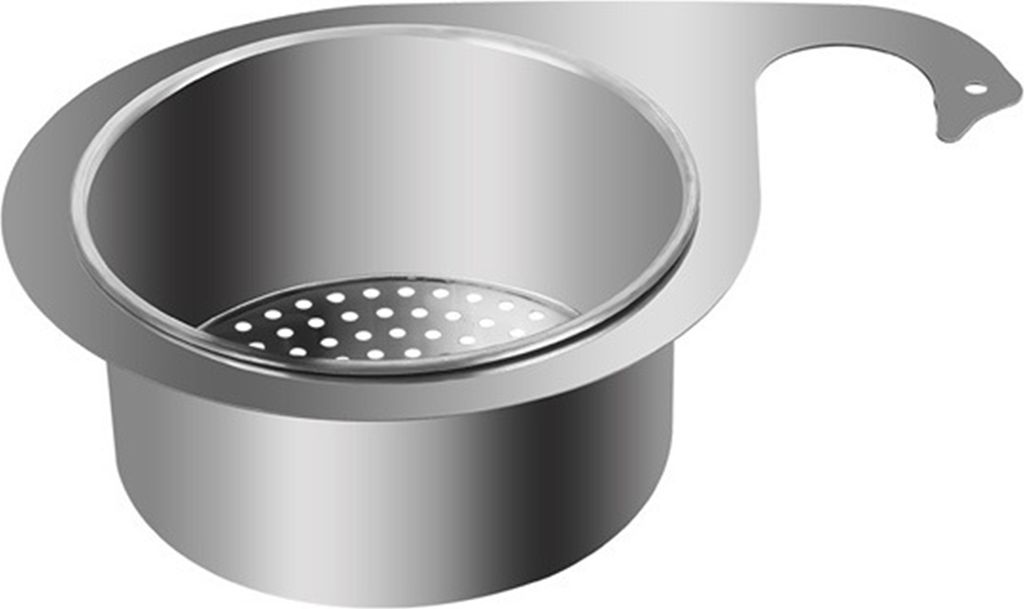 1/2 Stück Schwanen-Spülbeckensiebkorb aus Edelstahl, rostfrei, korrosionsbeständig, zum Aufhängen von Wasserhähnen, Filterkorb für Küchenspüle