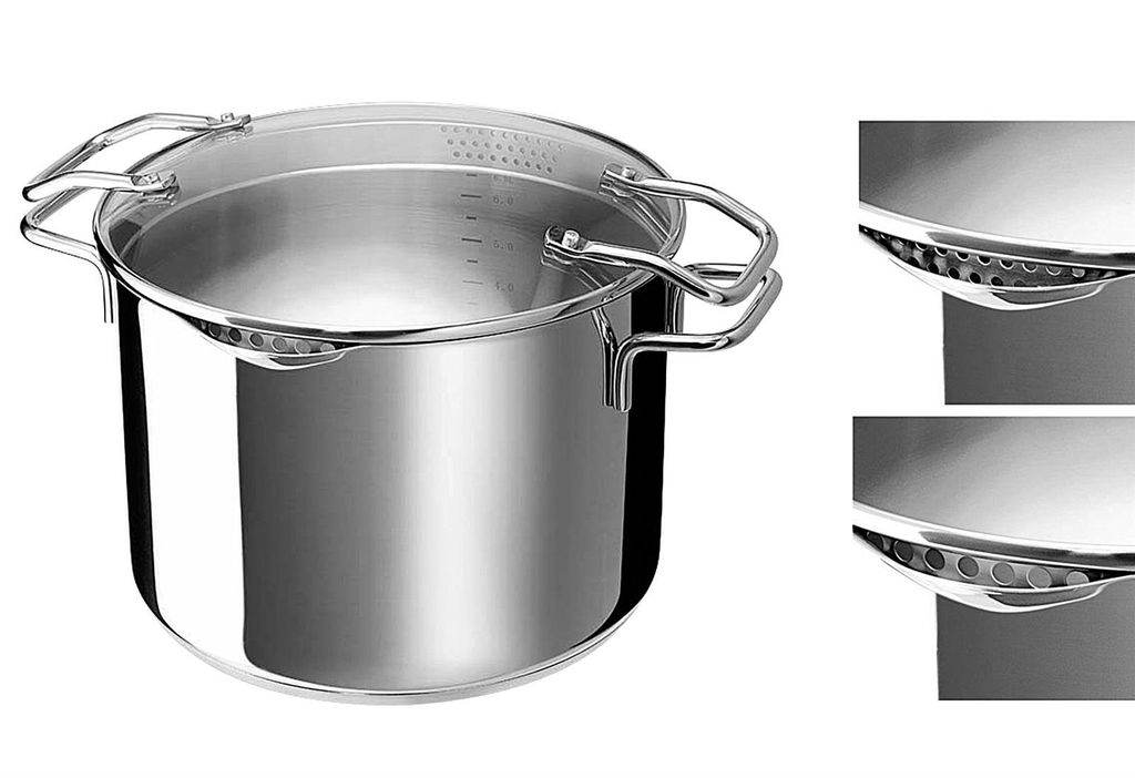 BEKA 16303494 Pasta/Gemüsekocher 24cm Emporo, silber Produktbild 