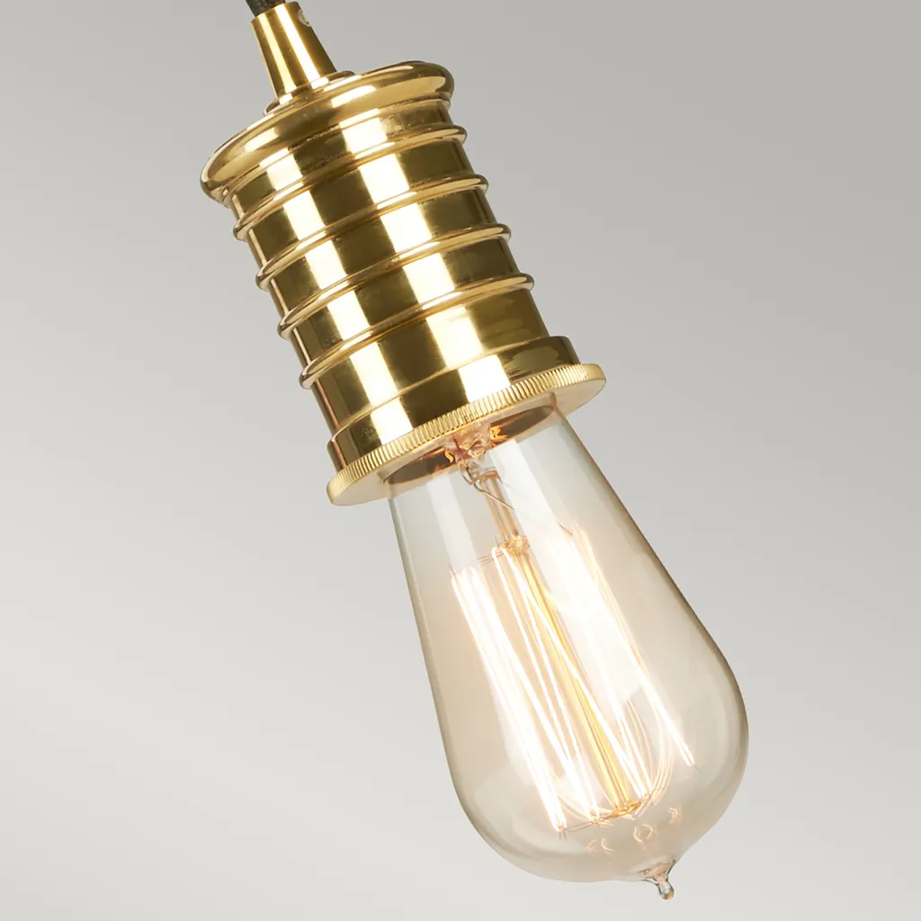 Suspension Elstead E27 - Solution d'éclairage rétro pour intérieur sombre
