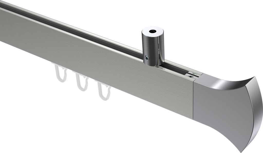 Interdeco Innenlaufstange / Gardinenstange mit Innenlauf Produktbild 