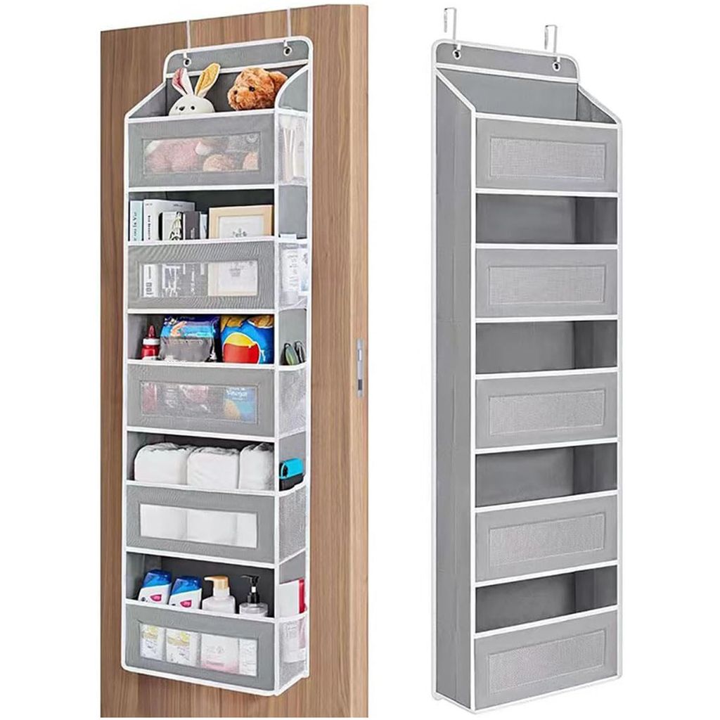 Hängeregal Organizer Türorganizer Hängeorganizer Schuhaufbewahrung Hängend für Schlafzimmer, Büro, Kinderzimme, mit 5 Fächern Klarem Fenster...