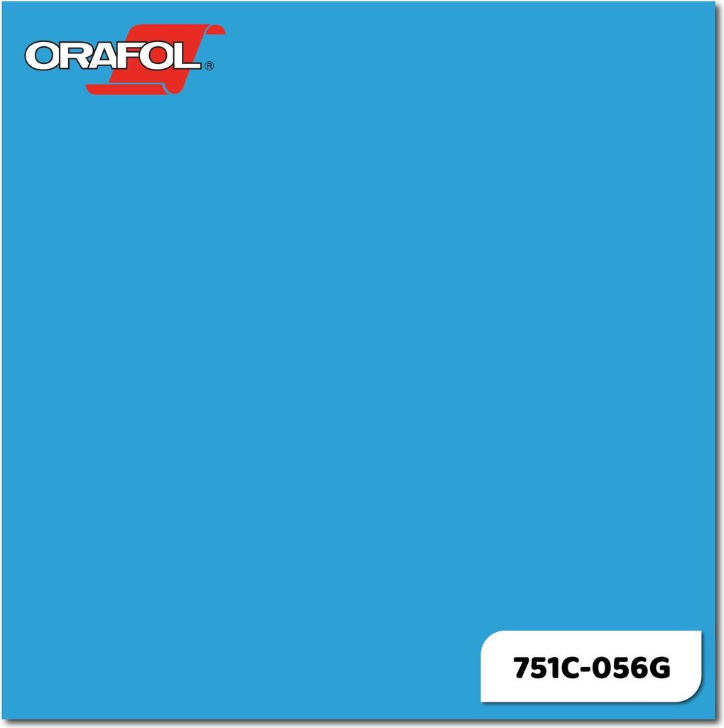Plotterfolie ORACAL 751C-056G Lichtblau glänzend 31,5 x 20 cm