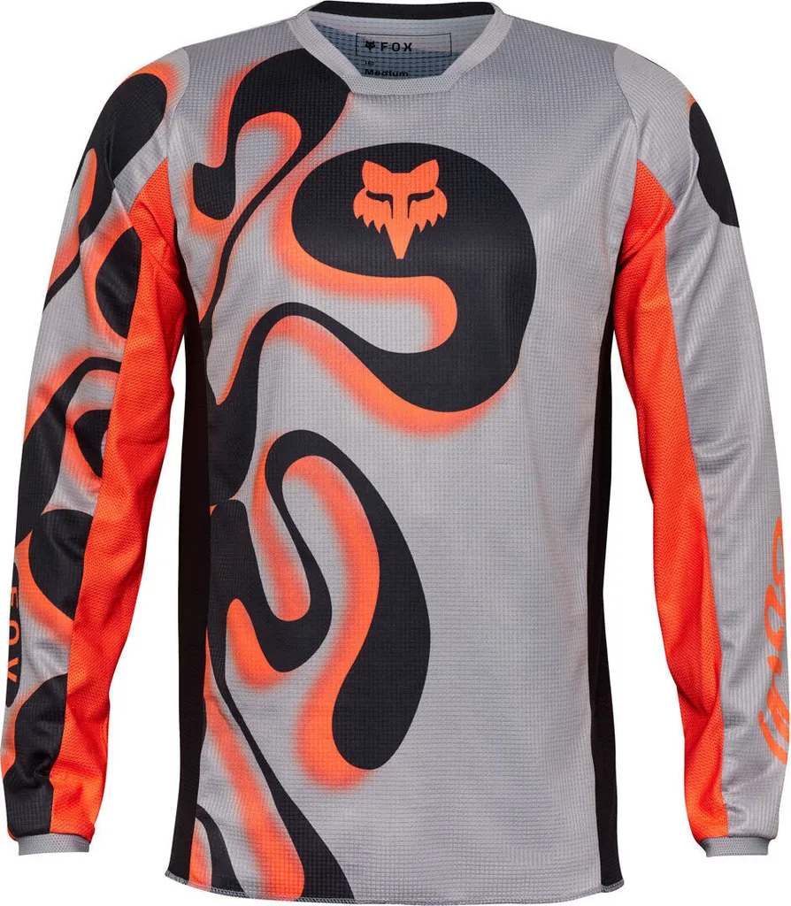 Maillot FOX 180 Emotion Gris XL Respirant avec Panneaux de Ventilation