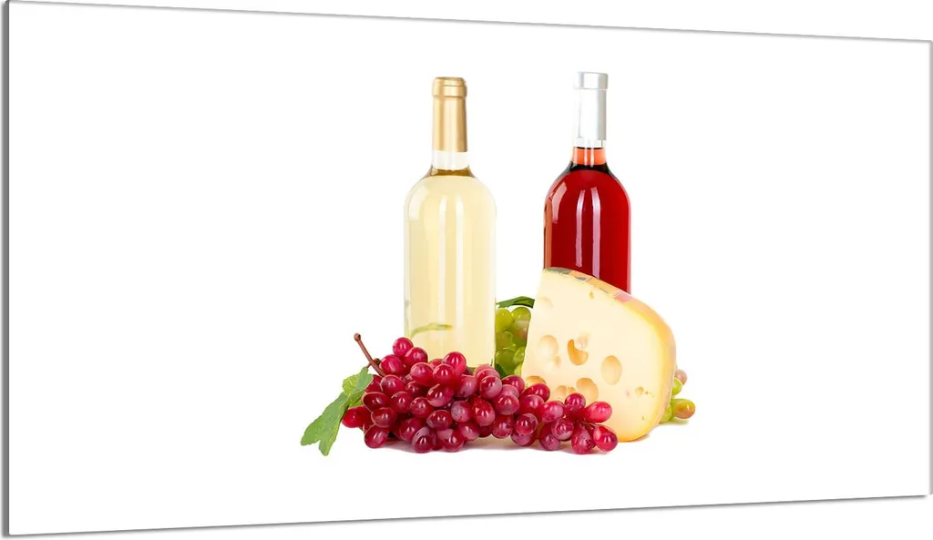 Piastra Copertura Vetro 90x52 Vino Colorato - Tagliere Design e Paraspruzzi