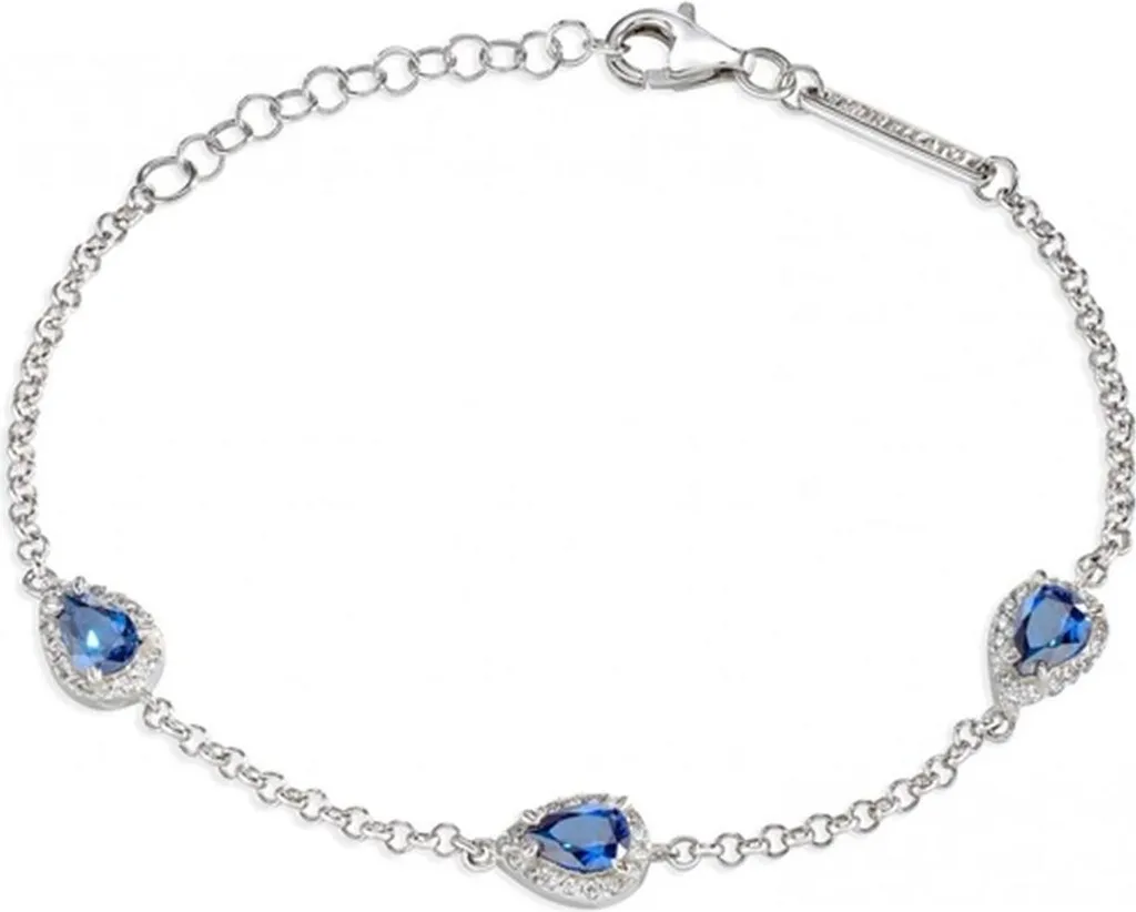 Regalo Donna Morellato SAIW11 Bracciale Tesori Argento e Cuore Blu