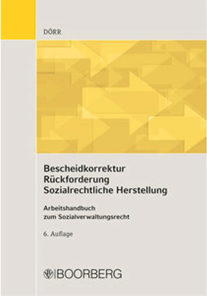 Comment faire une Bescheidkorrektur pour une Rückforderung de trop-perçu