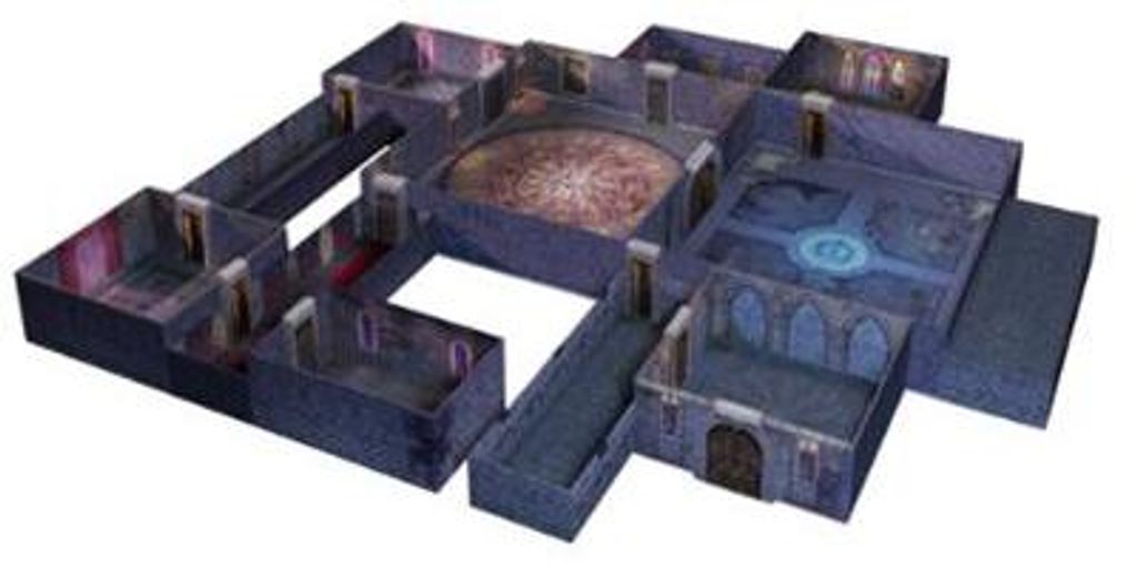 Gale Force Nine Tenfold Dungeon: Castle, Schloss, Rollenspiele, Familienspiel