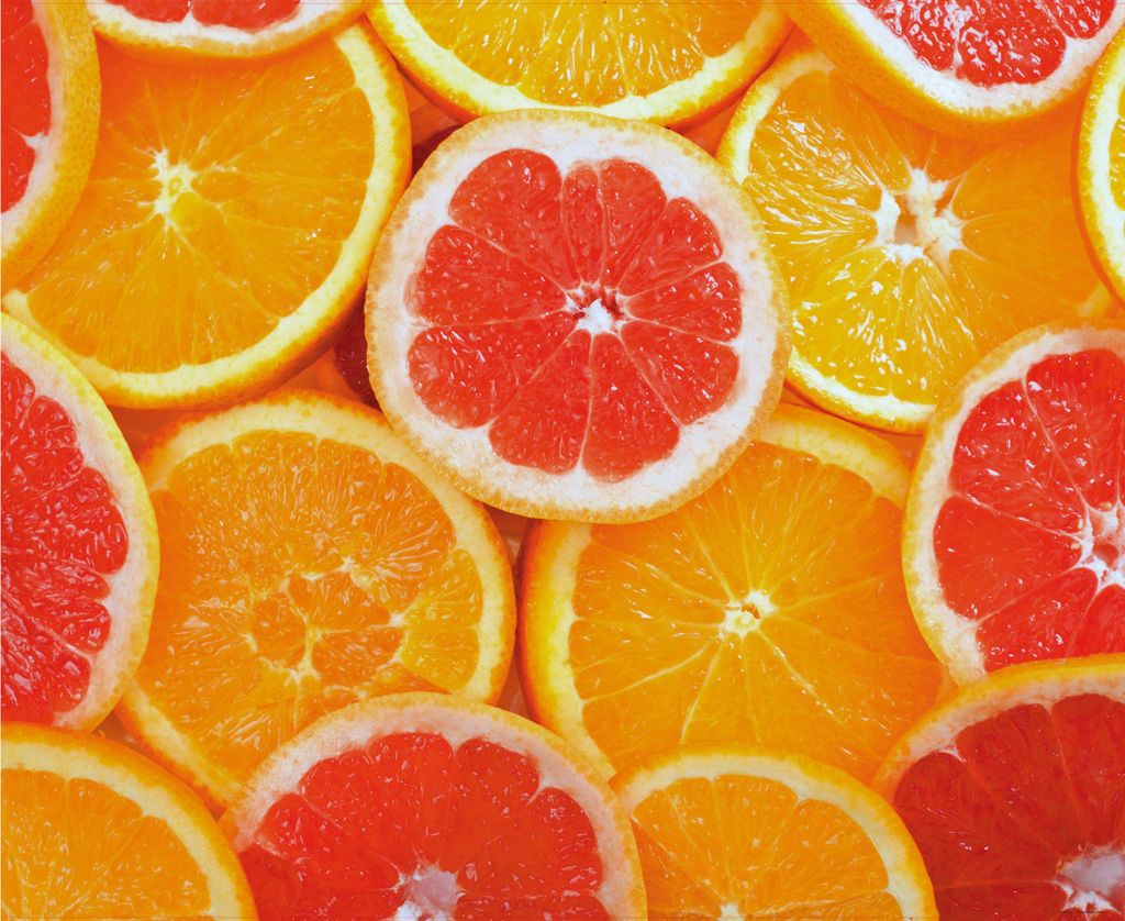 Sanders & Sanders Fototapete Obst Orange und Rot 375 x 270 cm