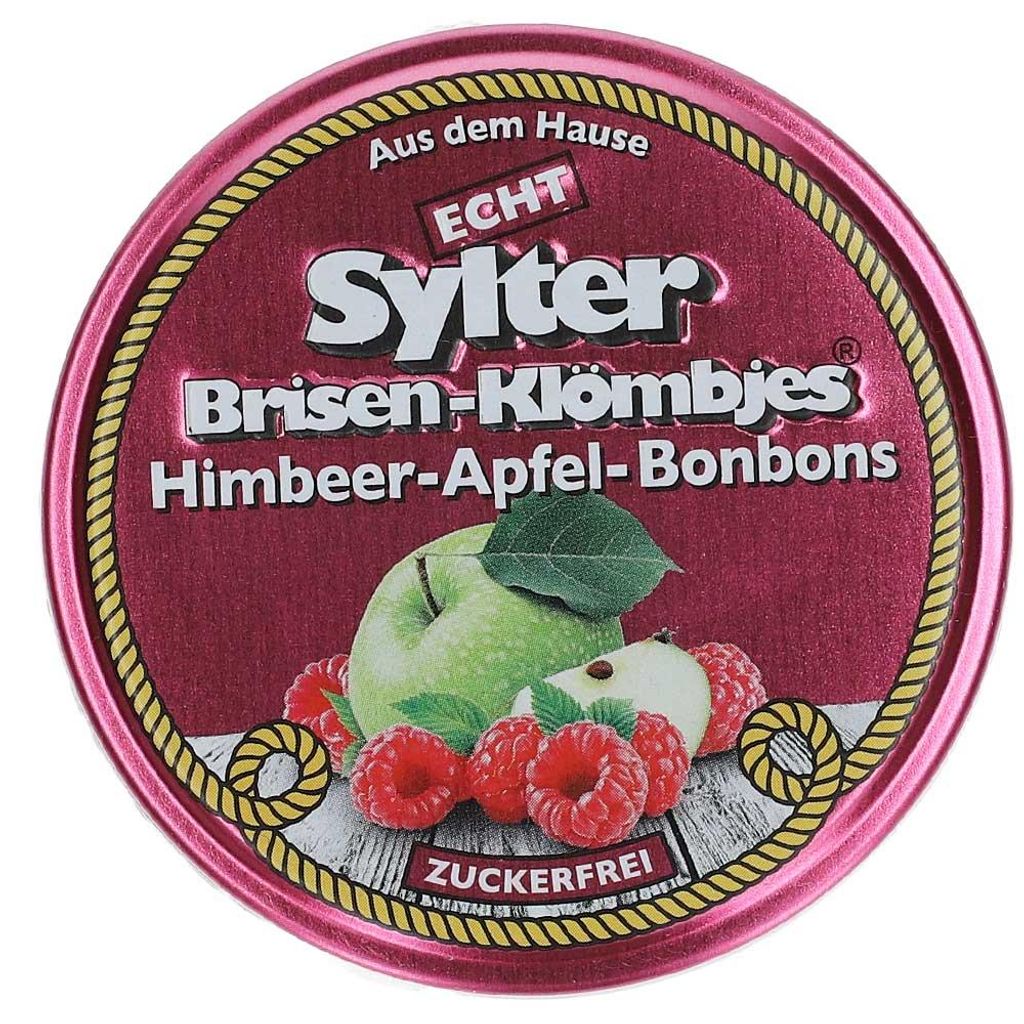 Echt Sylter Brisen-Klömbjes Himbeer-Apfel Bonbons Produktbild 