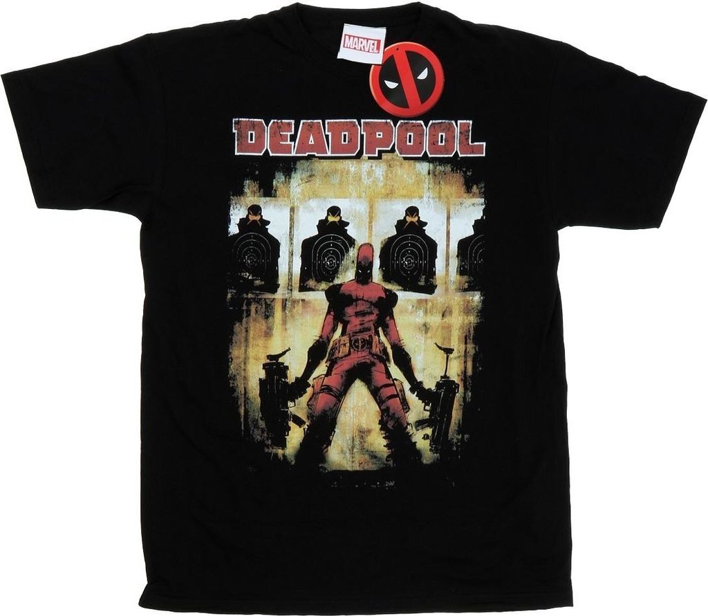Marvel - "Target Practice" T-Shirt für Herren BI22686 (M) (Schwarz)