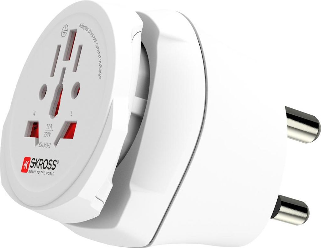 Skross 1.500202-E, Typ F, 100-250 V, 16 A, Weiß, 2500 W, Produktbild 
