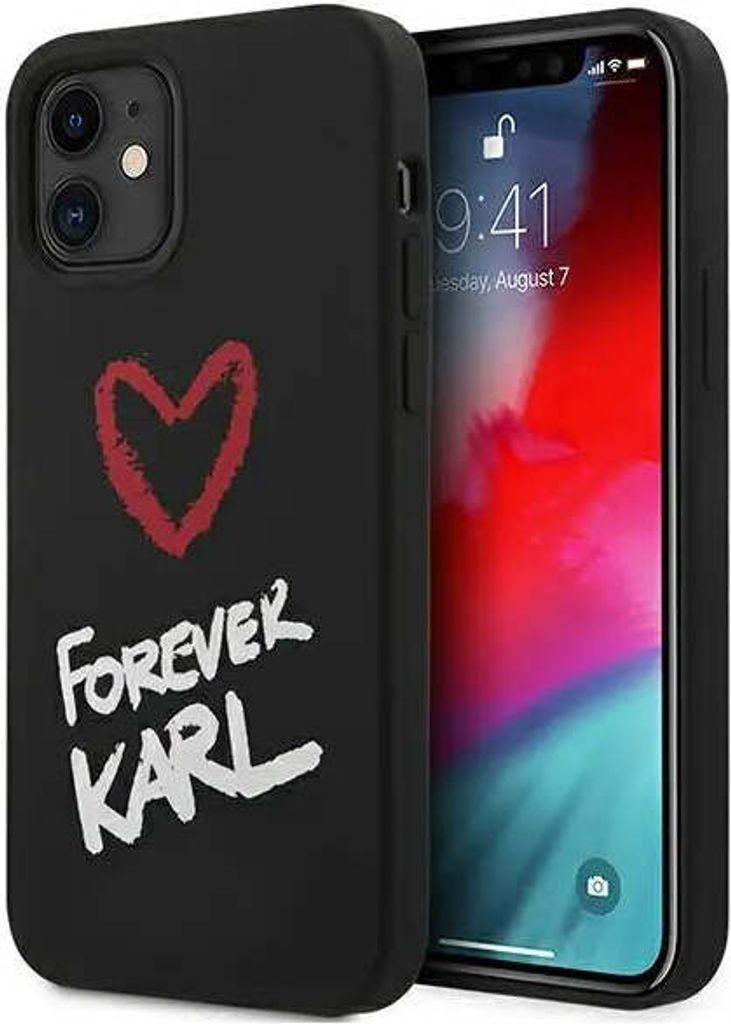 Karl Lagerfeld Klhcp12Ssilkrbk Custodia rigida in silicone Immagine del prodotto 