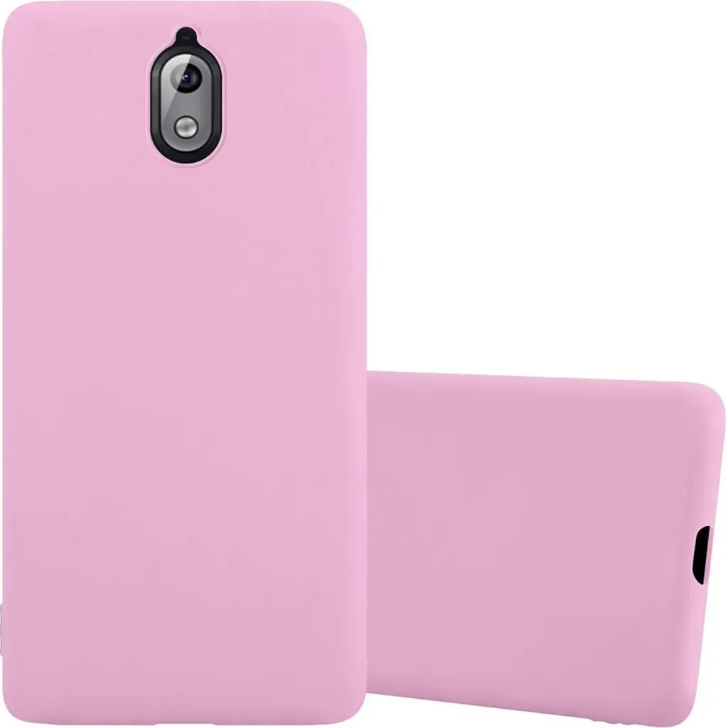Cover Rosa per Nokia 3.1 Cadorabo - Protezione TPU Effetto Silicone