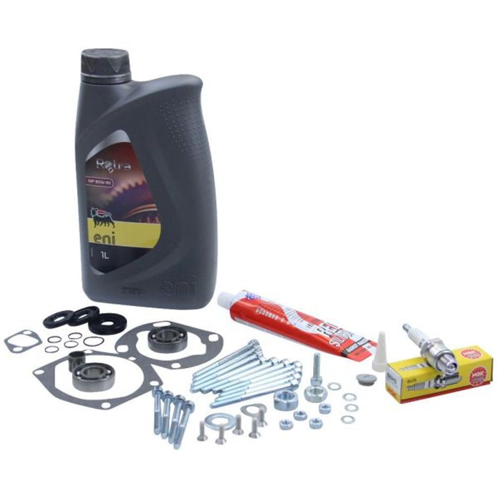 Dichtsatz Hercules Prima 3 5 M5 HR2 Sachs 505/2 A B C SKF Lager Schrauben Öl Dichtmasse Zündkerze NGK B6HS