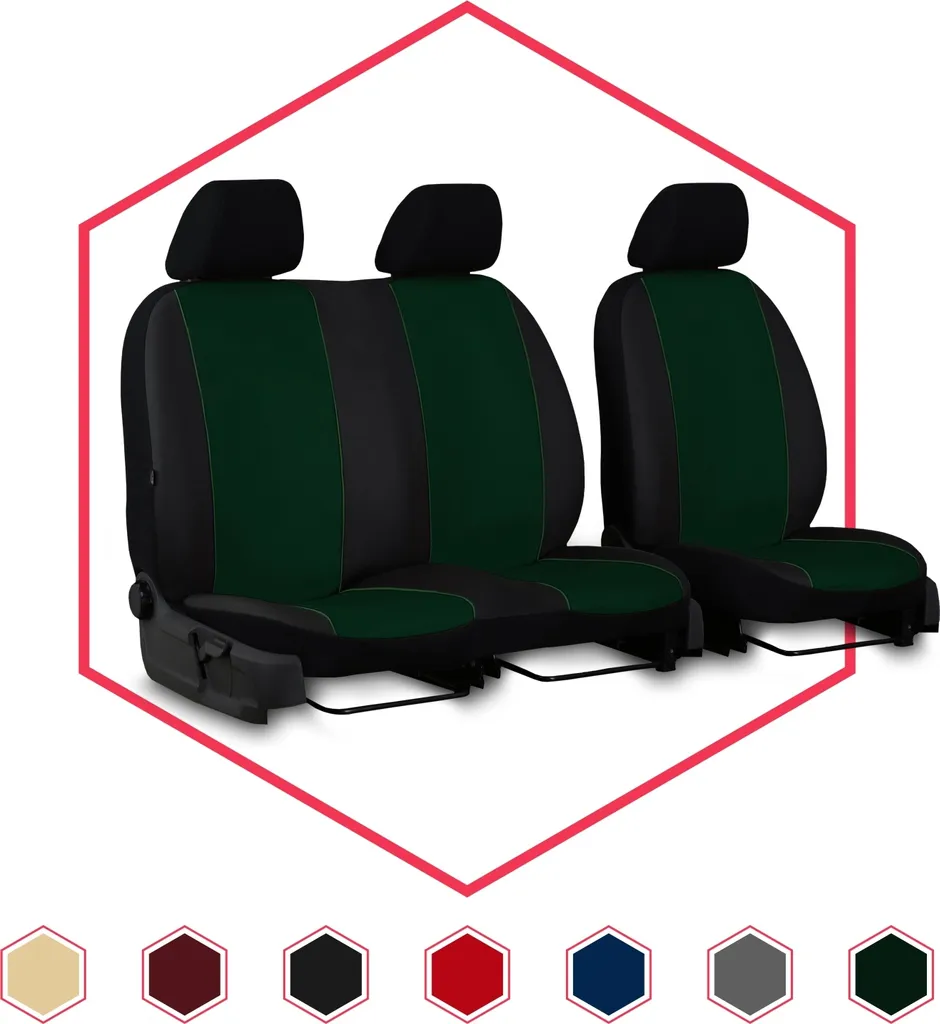 Coprisedili Verde Foresta Fiat Ducato II | Van Conversion 1+2 BUS
