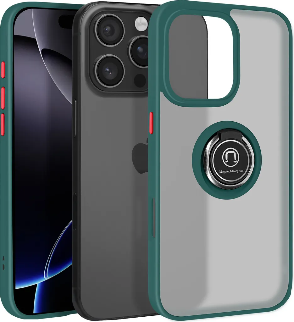 Cover Avizar iPhone 16 Pro Max Verde Militare: Supporto e Robustezza