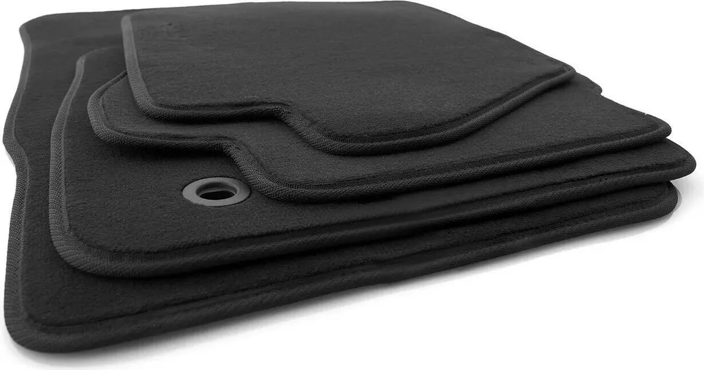 Tappetini Ford Fiesta Mk7 2008-2011 | Set 4 Pezzi Velours Nero Qualità