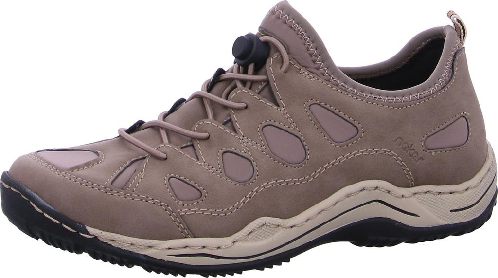Rieker sportlicher Schnürer Beige Produktbild 