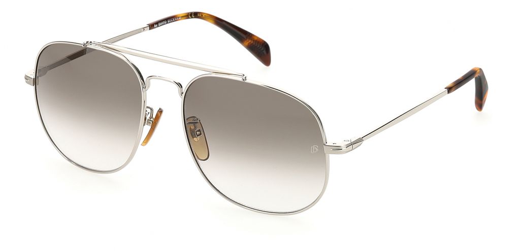 David Beckham Herren-Sonnenbrille 7004S im Pilotenstil aus Metall
