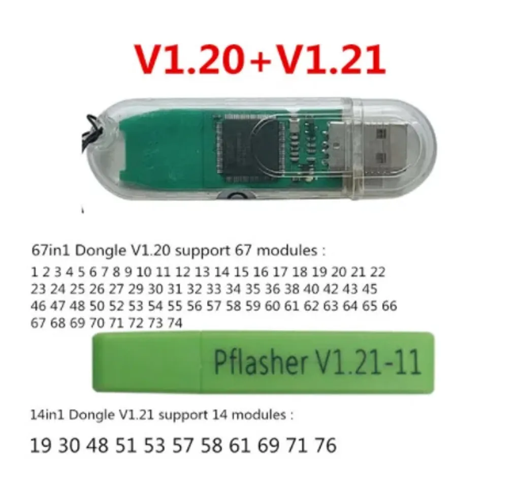 Outil de Programmation ECU PCM USB Dongle 67 modules Version V1.21 - 2