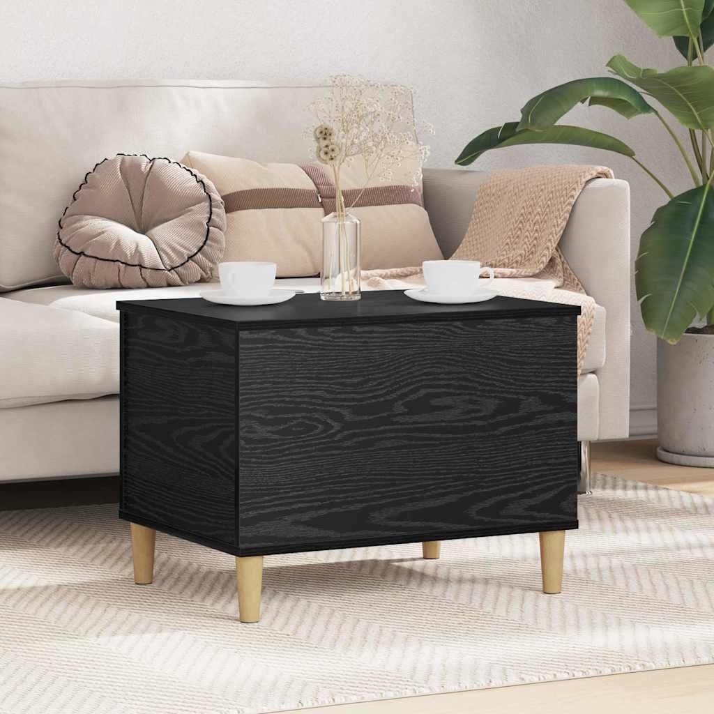 "Schlussverkauf" Nachttisch 1 PC - mit Reichlich Stauraum - Schwarz Eichen-Optik 60x44,5x45 cm Holzwerkstoff C9187