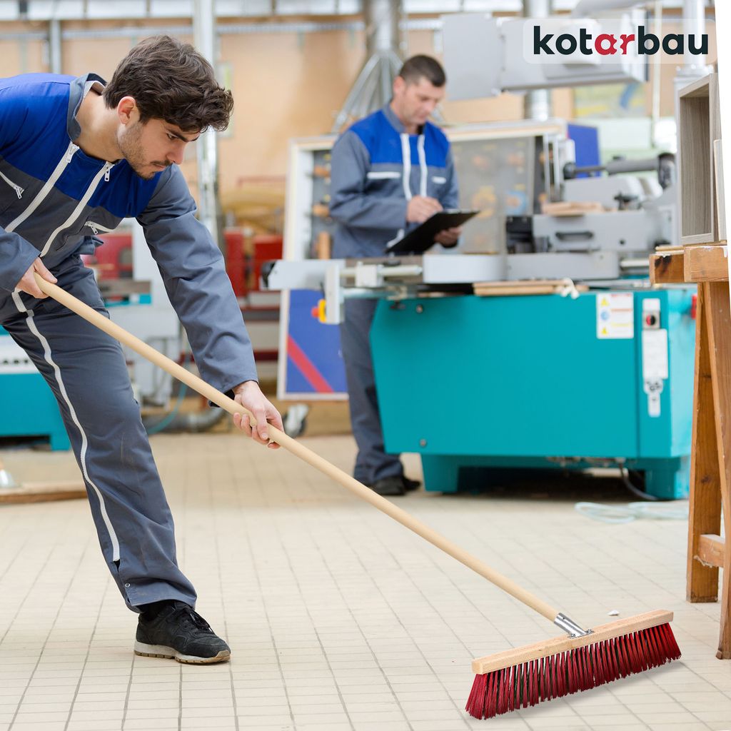 KOTARBAU® Pouliční koště 600 mm s násadou Průmyslové koště Obrázek produktu 8