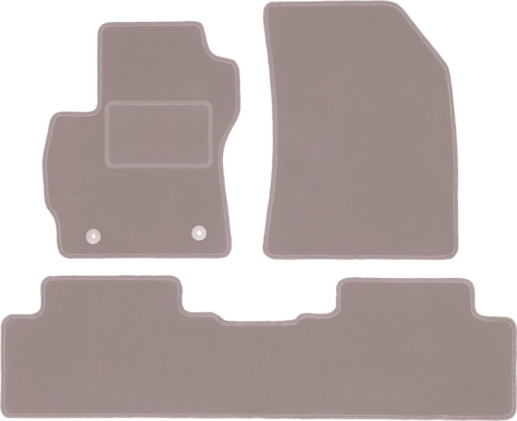 Velours-Autoteppiche für: Mazda 5 und Minivan (2005-2010) Beige