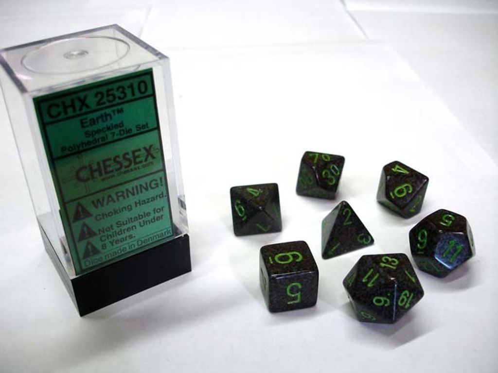 Chessex - Speckled - 7-Die Set - Earth Produktbild 