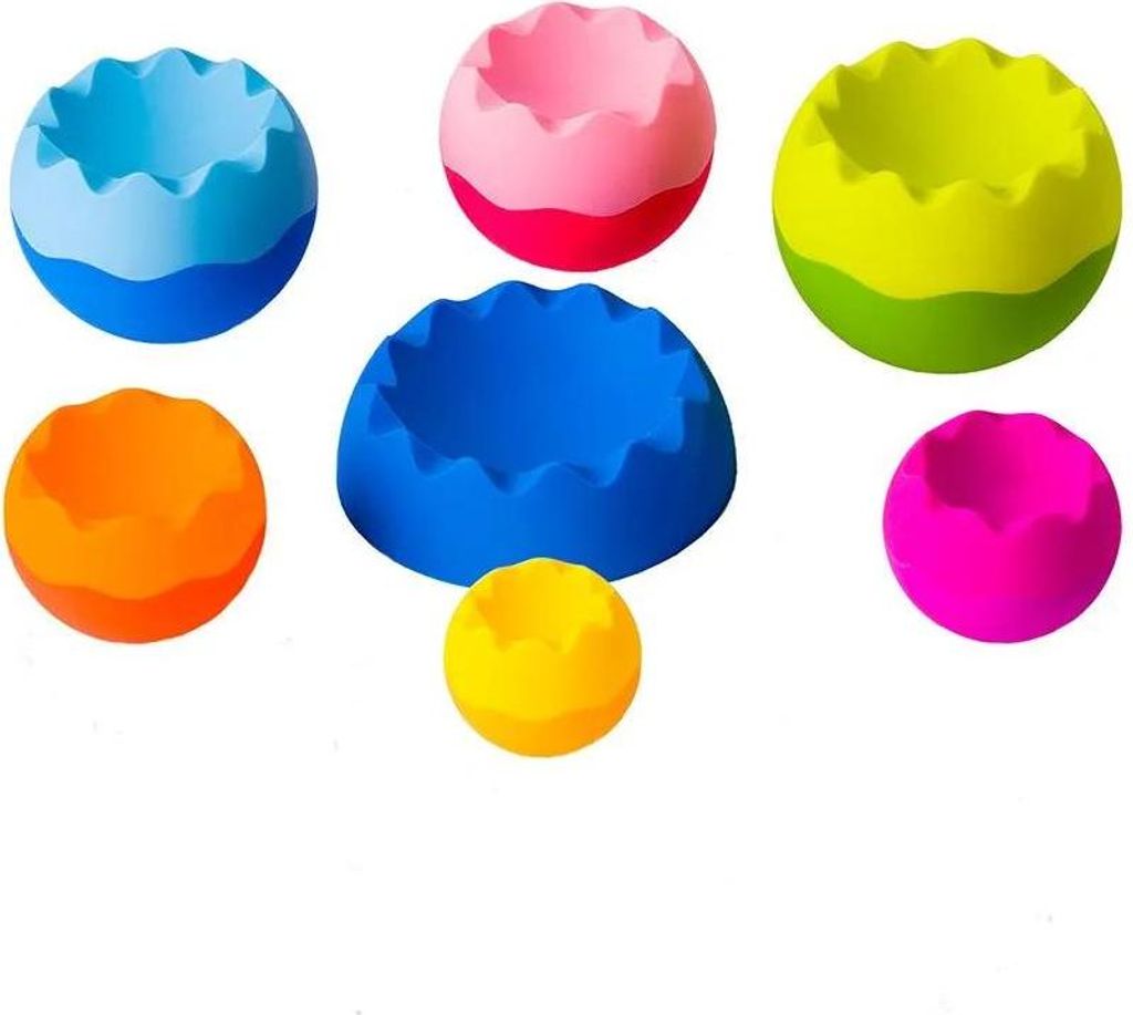 Fat Brain Toys Tobbles Neo Stapelbälle Mehrfarbig  Kinder Produktbild 