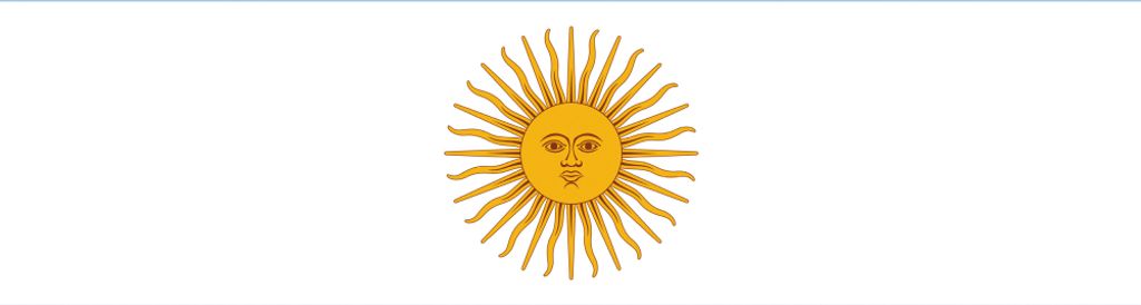 Argentinien Kunstdruck Bild - Flaggen Der Welt (40 x 50 cm)