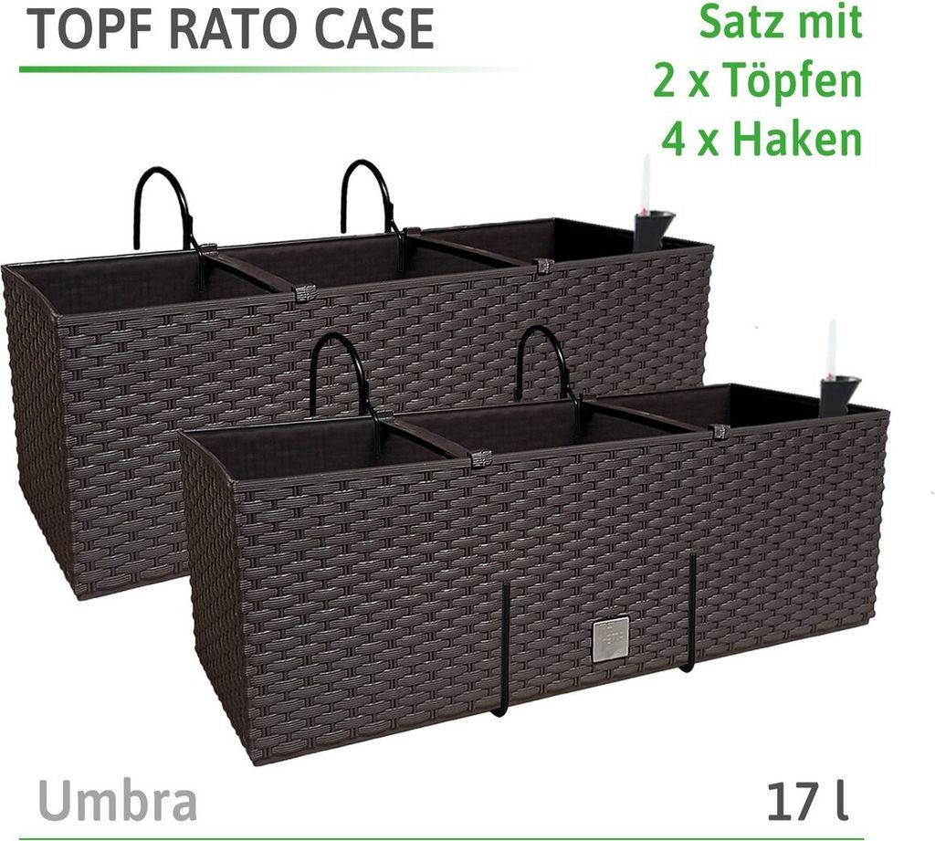 Květináč Rato case DRTC500-S449 Umbra 4 barvy Zavlažovací Obrázek produktu 