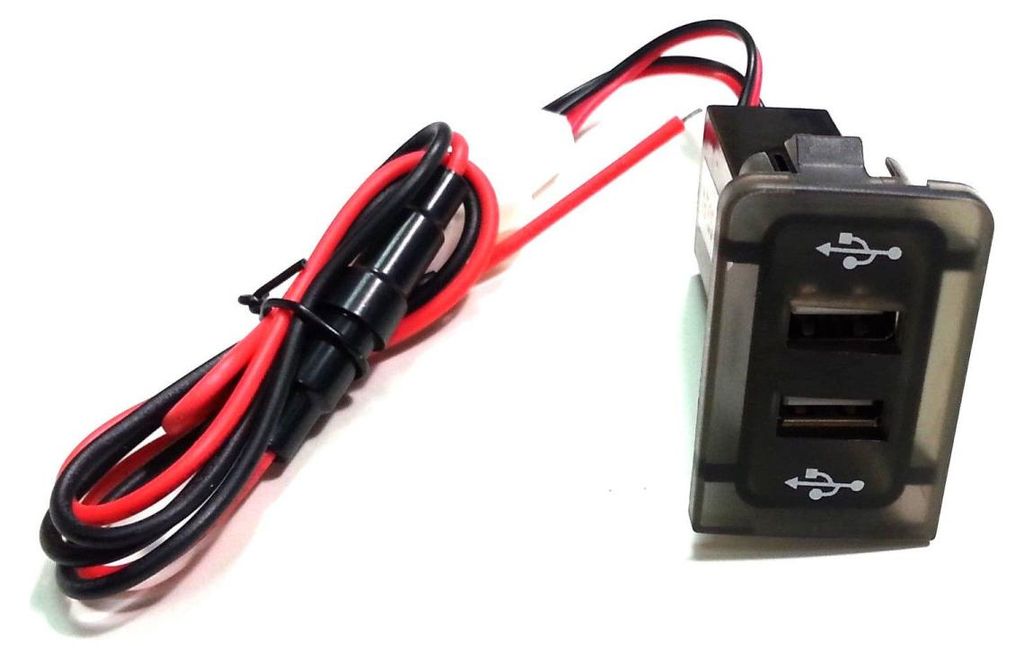 Ładowarka USB z dwoma portami USB do VW Golf 4 / Bora 4, Zdjęcie produktu 