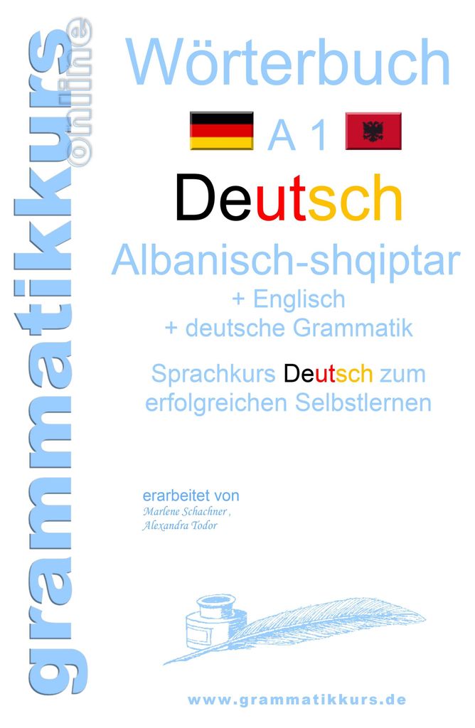 Wörterbuch Deutsch - Albanisch - Englisch A1 Produktbild 