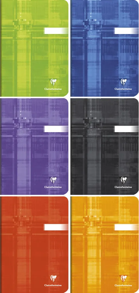 Cahier Clairefontaine A5 48 feuilles lignées robuste format compact sac