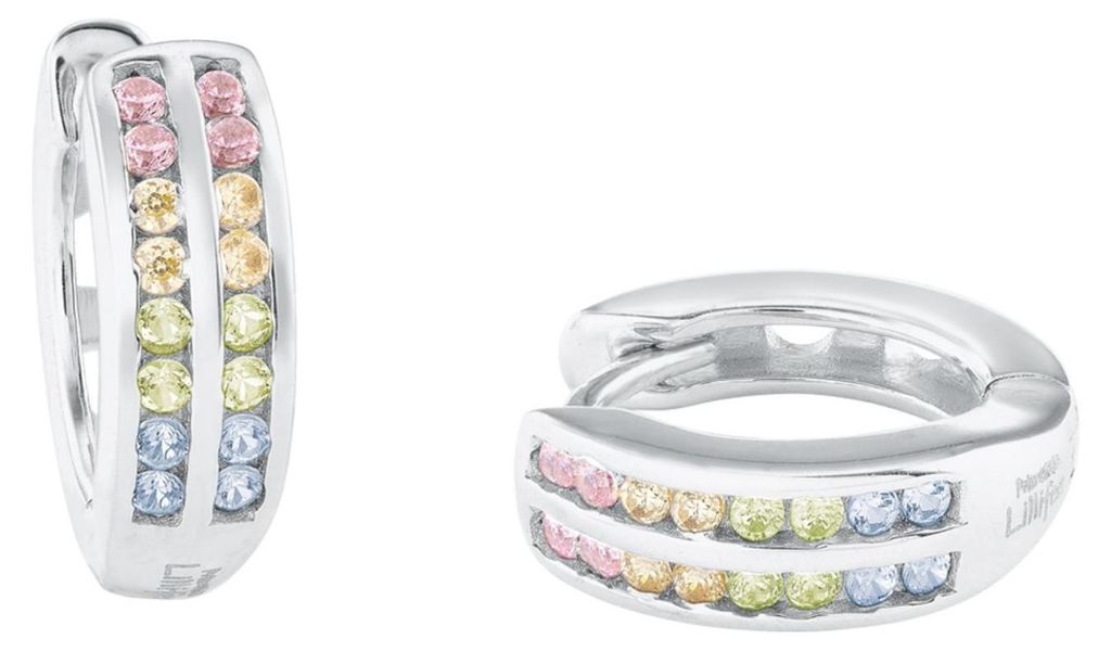 Mädchen Creolen von Prinzessin Lillifee aus Sterlingsilber, Produktbild 
